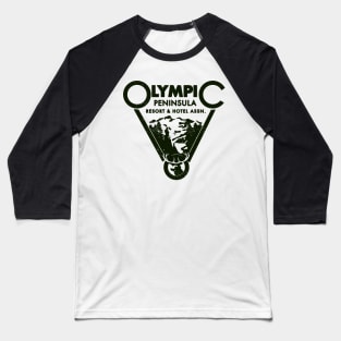 Vintage Olympic Peninsula Resort and Hotel association logo Baseball T-Shirt